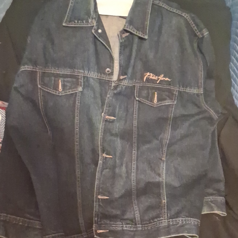 Phat Farm Men's Denim Jacket - Blue